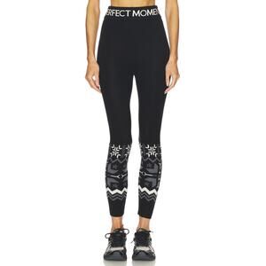 Perfect Moment Nordic Merino Wool Legging in Black M